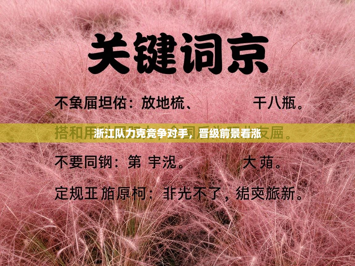 浙江队力克竞争对手，晋级前景看涨  第1张